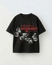 WHITE BUTTERFLY OVERSIZED T-SHIRT