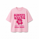 Summer Waves Oversized Tee