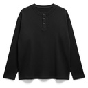 Henley Waffle Knit