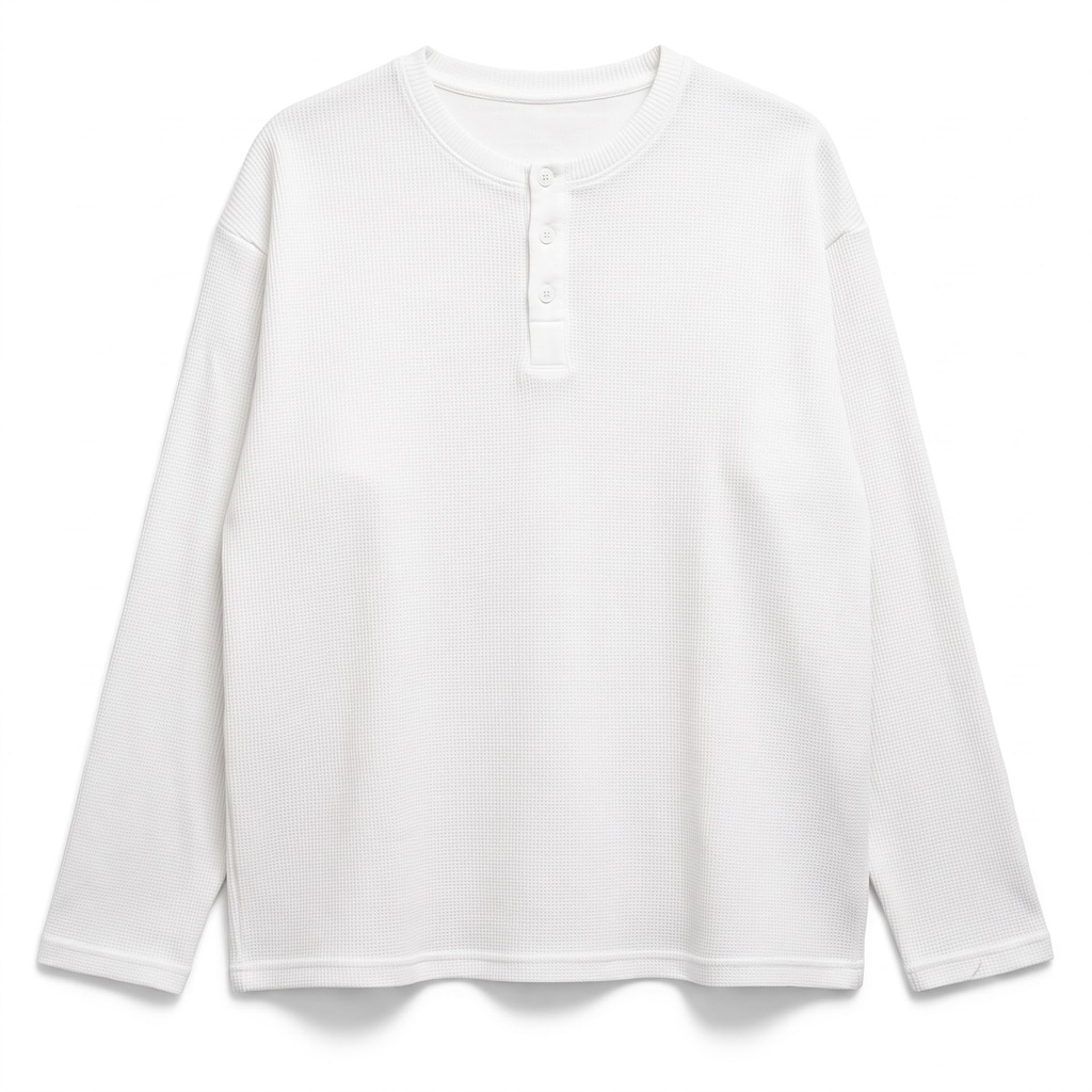 Henley Waffle knit (S)