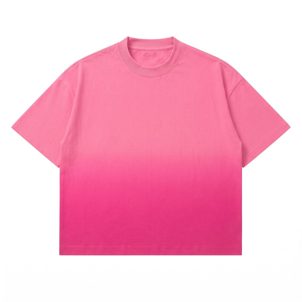 Pink Ombré Boxy Tee