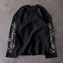 Sleeve Print Waffle