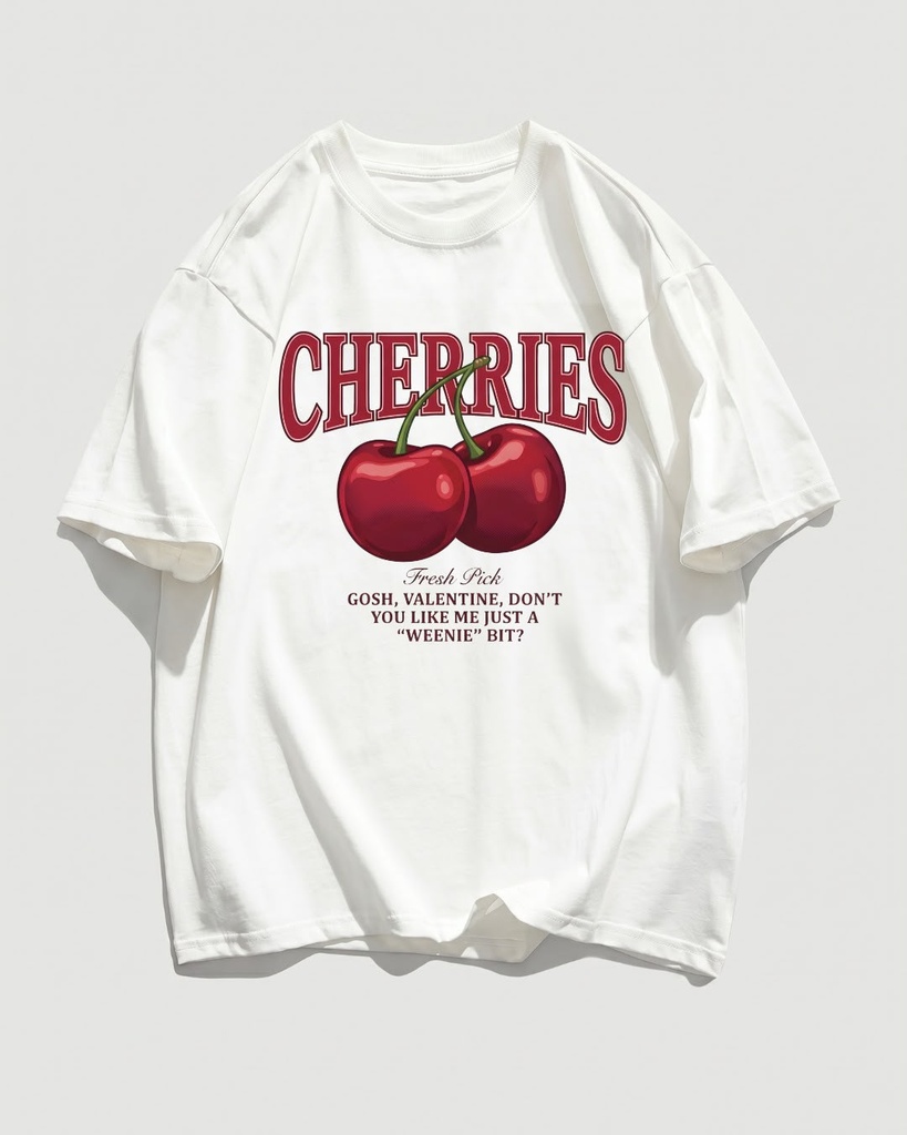 Cherries OVERSIZED T-SHIRT (S)
